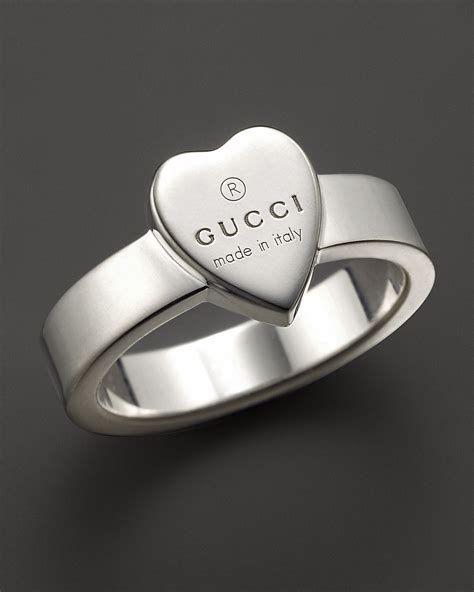 silver womens gucci ring